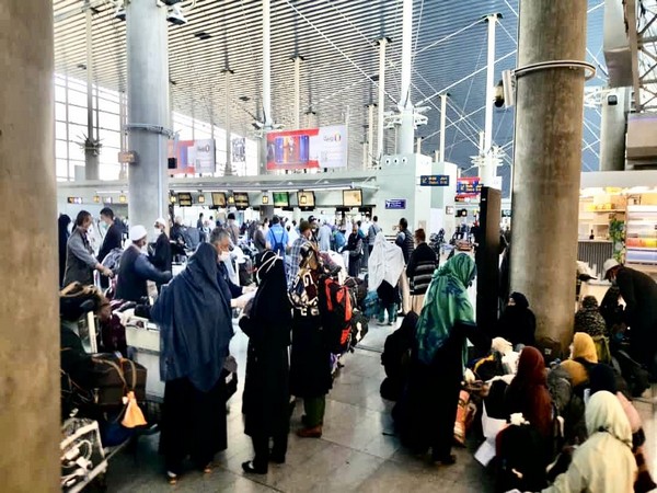 A total of 310 Indian pilgrims, hailing from Ladakh, depart from Tehran, Iran for New Delhi.