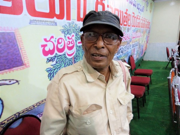 Popular folk singer and lyricist Vangapandu Prasada Rao. 