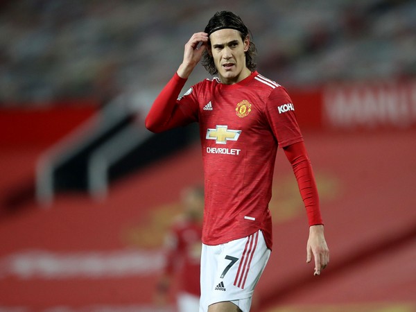  Manchester United striker Edinson Cavani 