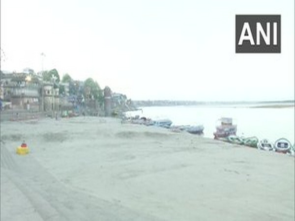 A visual from the Ganga ghat in Varanasi.