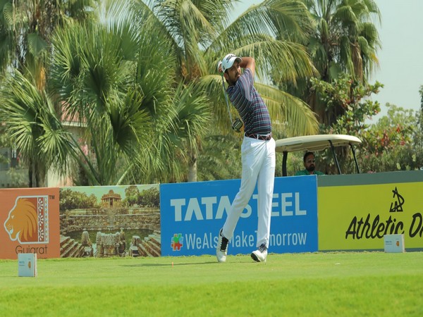 Golfer Varun Parikh in action during PGTI (Image: PGTI)