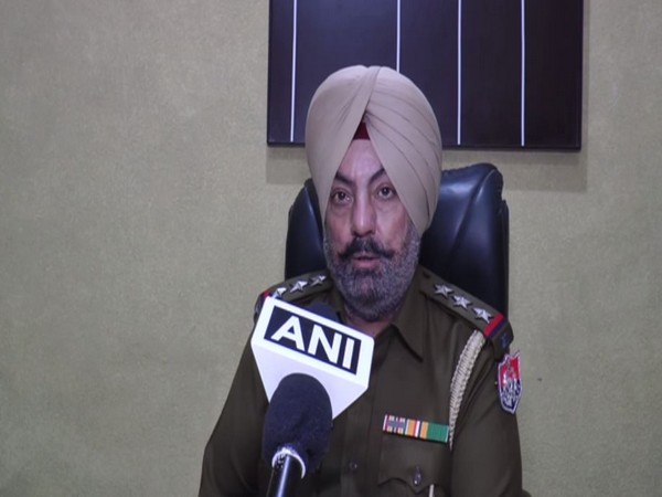 SHO Varunjit talking to ANI in Ludhiana on Friday. (Photo/ANI)