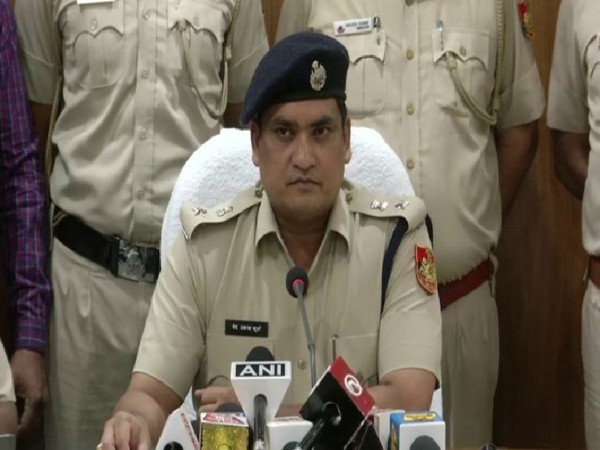 Deputy Commissioner of Police, Northeast Delhi, Ved Prakash Surya addressing a press conference in New Delhi on Saturday. Photo/ANI