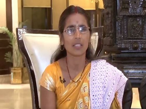 Mushroom grower Veena Devi from Munger, Bihar. Photo/ANI