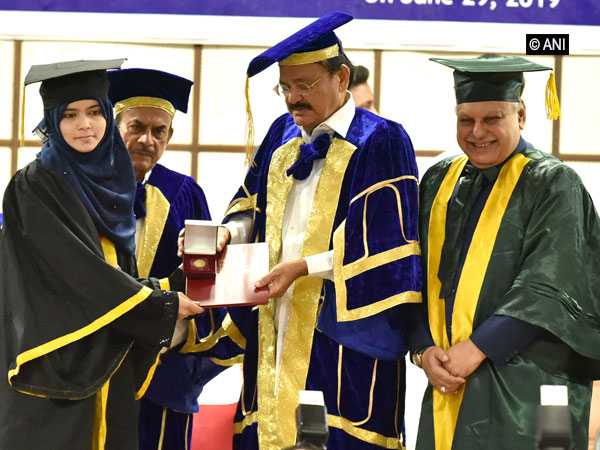 at the Graduation Day Ceremony of the Muffakham Jah College of Engineering and Technology in Hyderabad