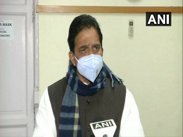 Congress General Secretary KC Venugopal talking to ANI on Monday. 