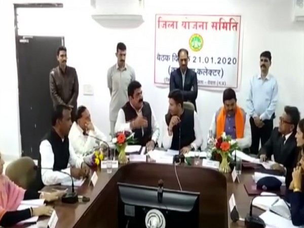 In a purported video of the incident, both the leaders were seen shouting at each other. Photo/ANI