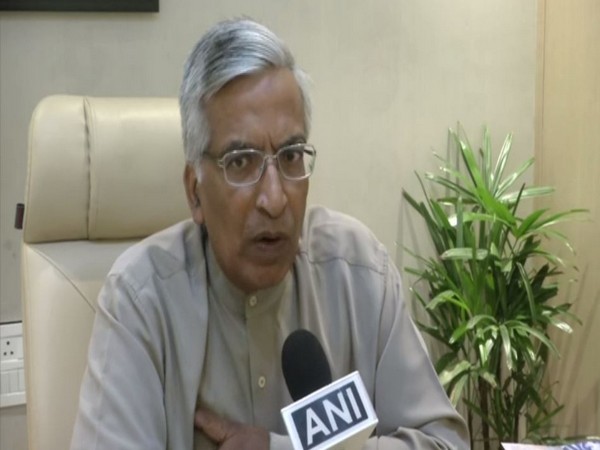Senior diplomat Suresh K Goel speaking to ANI