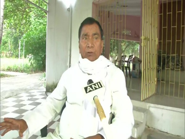 Krishnandan Verma speaking to ANI in Patna on Monday. 