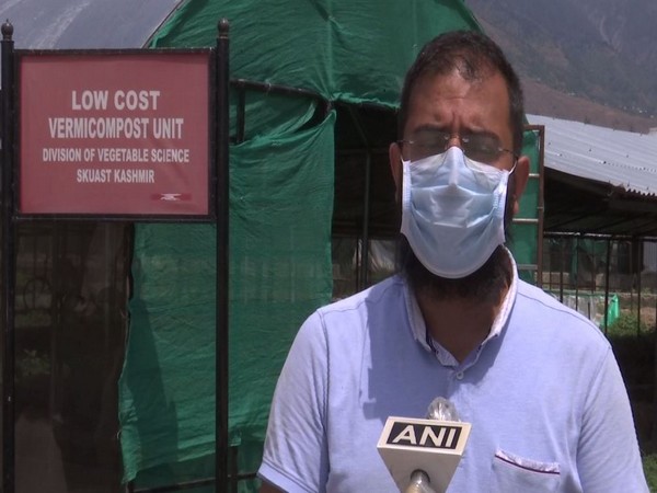    Dr Rizwan, Assistant Professor of Sher-e-Kashmir University of Agriculture Scientists and Technology speaking to ANI. [Photo/ANI]