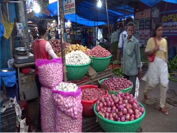 Vegetable market in Trivandrum. Photo/ANI