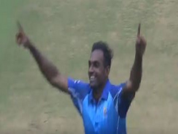 Karnataka bowler Abhimanyu Mithun (Photo/ BCCI Domestic Twitter) 