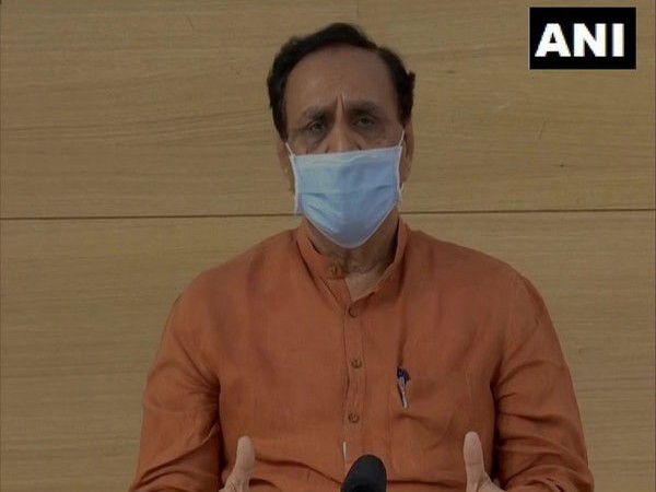 Gujarat Chief Minister Vijay Rupani. [Photo/ANI]
