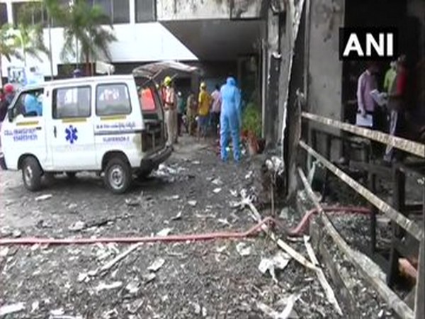 Visual from the site of fire incident in Vijayawada, Andhra Pradesh (File photo)