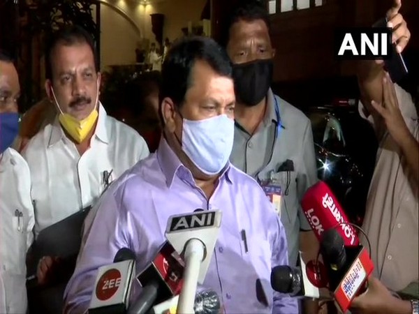 Maharashtra minister Vijay Wadettiwar speaking to reporters on Friday in Mumbai. 