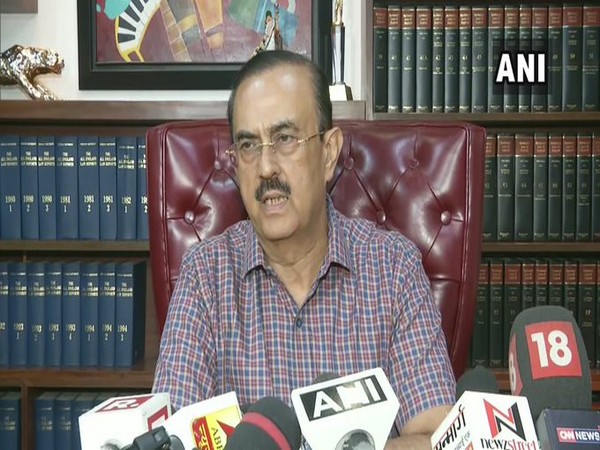 Vikas Singh, lawyer of the father of late actor Sushant Singh Rajput talking to reporters on Thursday. Photo/ANI