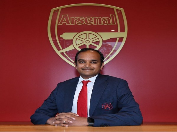 Arsenal managing director Vinai Venkatesham (Photo/Arsenal Twitter)