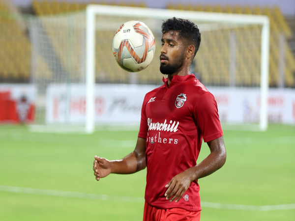Churchill Brothers midfielder Vinil Poojary (Photo/ I-League)