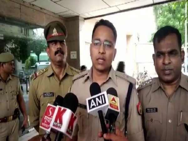 Superintendent of Police (City) Vinit Jaiswal speaking to media reporters on Friday. Photo/ANI
