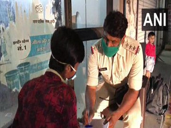 SHO Vinod Dikshit teaching Raj Maths and English after completing his official duties. 