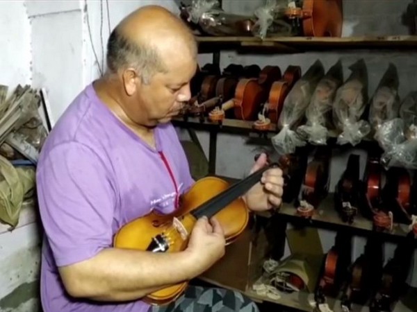 Gayasuddin, owner of NGM Musicals in UP's Rampur