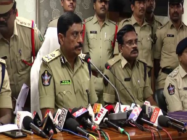 RK Meena, Commissioner of Police, Vishakapatnam, held a press meet after nabbing the accused of a murder case in Vishakapatnam.