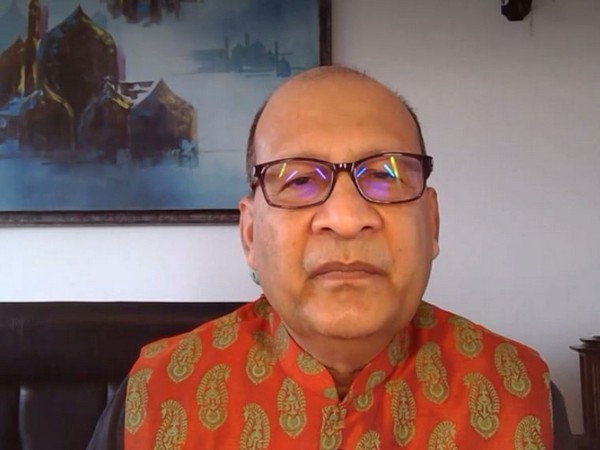 Former High Commissioner to Canada Vishnu Prakash speaking to ANI on Thursday. Photo/ANI