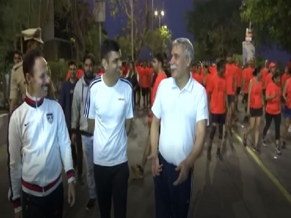 Visuals of Mumbai Police Commissioner, Sanjay Pandey(Photo/ANI)