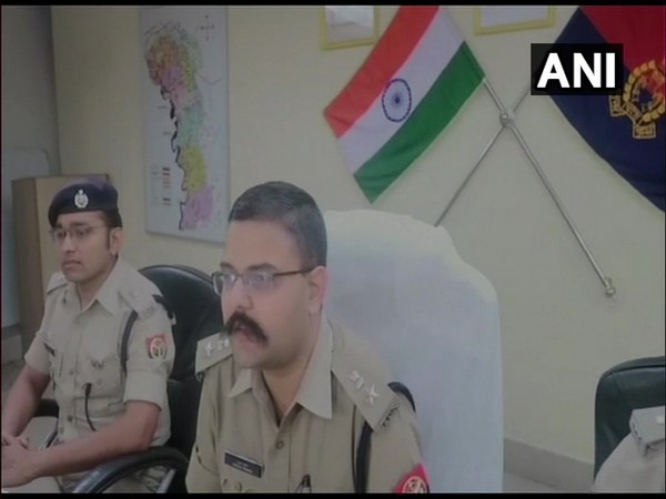 Senior Superintendent of Police (SSP) Gautam Budh Nagar speaking to reporters in Noida on Thursday.