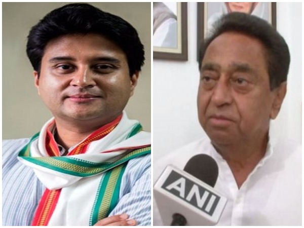Congress leader Jyotiraditya Scindia and Madhya Pradesh Chief Minister Kamal Nath (File photo)