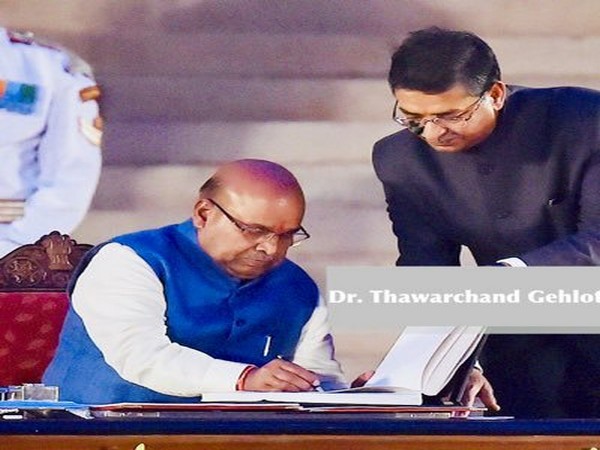 Union Minister for Social Justice and Empowerment Thawar Chand Gehlot (Photo courtesy: Official Twitter handle) 