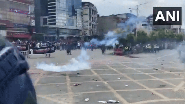 Protests break out in Kathmandu over corruption, social media ban (Photo/ANI)