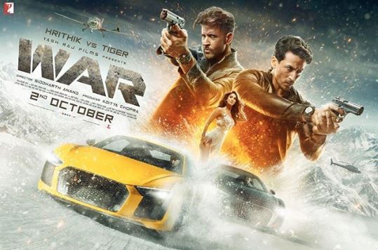 Poster of the film 'WAR' (Image courtesy: Instagram)