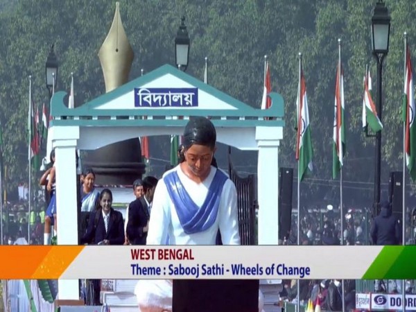 West Bengal Tableau at Republic Day parade (Photo/ANI)