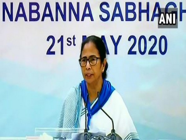 Chief Minister Mamata Banerjee speaking during video press conference on post cyclone Amphan. Photo/ANI