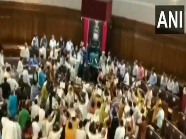 Visual from the West Bengal Assembly. (Photo/ANI)