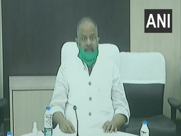 Rajiv Sinha, Chief Secretary of West Bengal giving an update of new COVID-19 cases in the state on Friday.