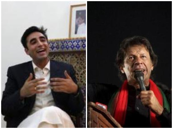 PPP Chairman Bilawal Bhutto Zardari and Pakistan Prime Minister Imran Khan