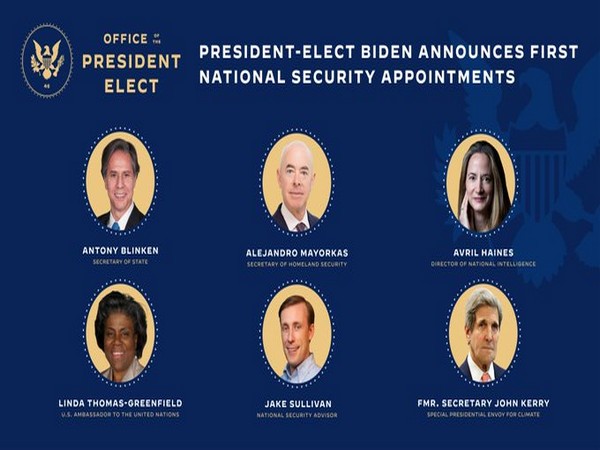 President-elect Joe Biden announces national security appointments on Monday.