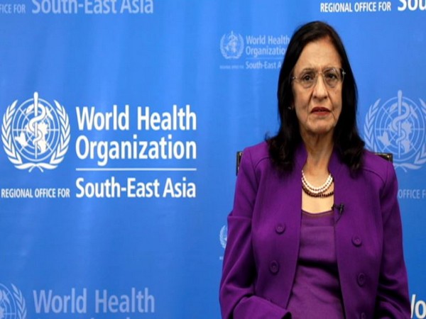 WHO Regional Director, South-East Asia, Poonam Khetrapal Singh speaking in a virtual briefing on Wednesday. Photo/ANI