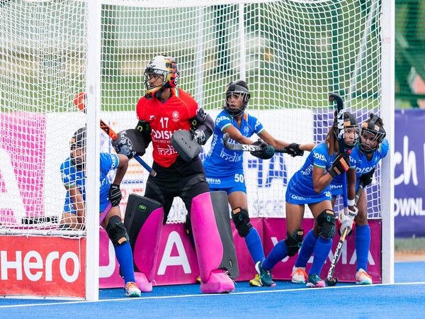 India Women's team in action against Netherlands during FIH Junior Hockey WC (Image: HI)