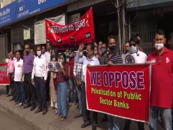 Visual of a protest in Connaught Place, Delhi 