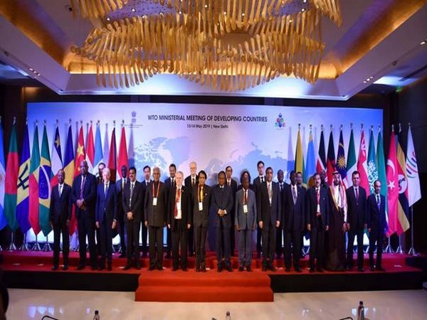 Leaders of participating countries at the New Delhi WTO ministerial meeting on Tuesday