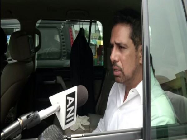Robert Vadra speaking to ANI in New Delhi on Saturday. (Photo/ANI)