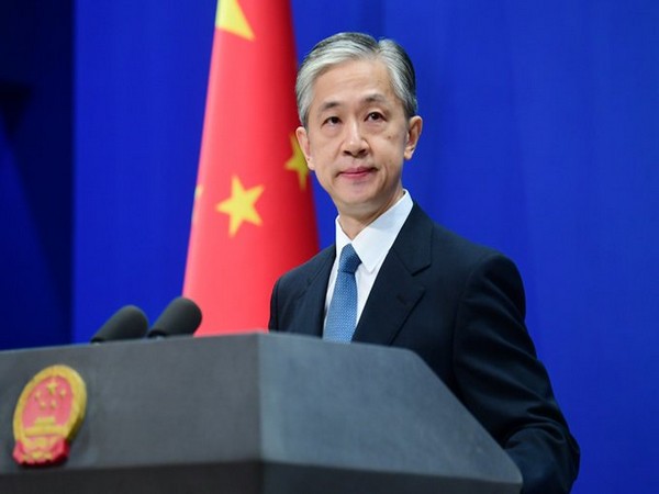 Chinese Foreign Ministry spokesman Wang Wenbin (Photo credit: China MFA twitter)