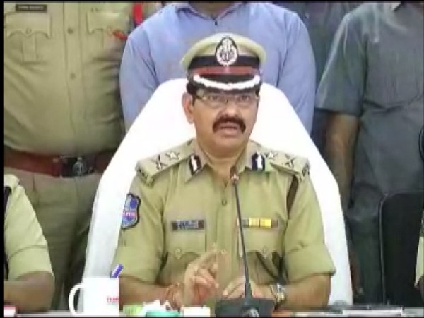 Dr Ravinder, Commissioner of Police (CP), Warangal, speaking to reporters on Monday. Photo/ANI