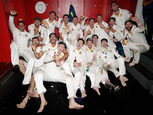 Australia after winning the fourth Ashes Test match. (Photo/ David Warner Instagram) 