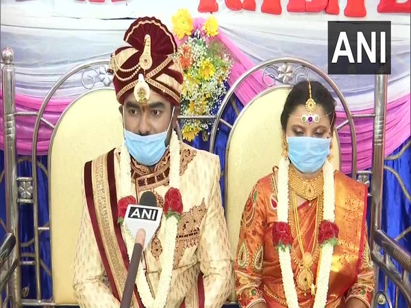 A visual of the Bengaluru couple after their wedding rituals.