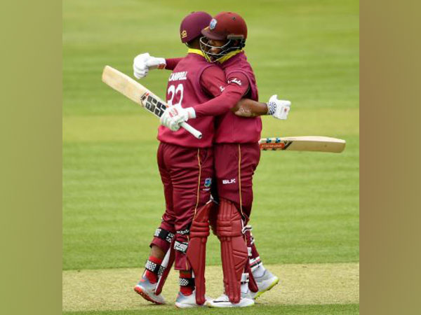 West Indies players Shai Hope and John Campbell (Photo/ West Indies Cricket Twitter) 