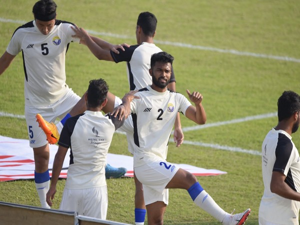 Real Kashmir FC players practicing ahead of match against Sreenidi Deccan FC (Image: AIFF/I-League)